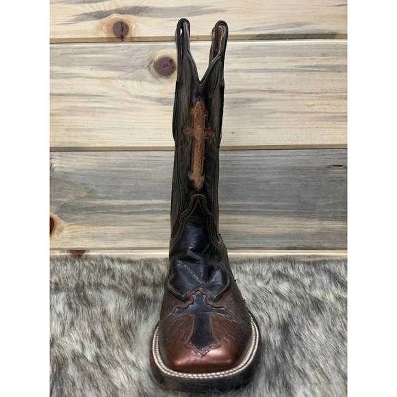 NEW BLACK JACK BOOTS handcrafted boot in brown and black - Picture 2 of 3